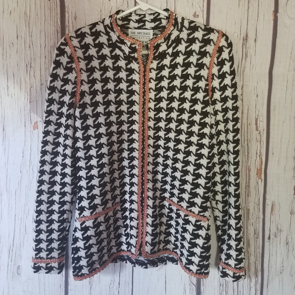 Vintage The Michael Collection 75% Wool Cardigan